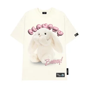 Áo local brand unisex CLOUDZY – WHITE BUNNY